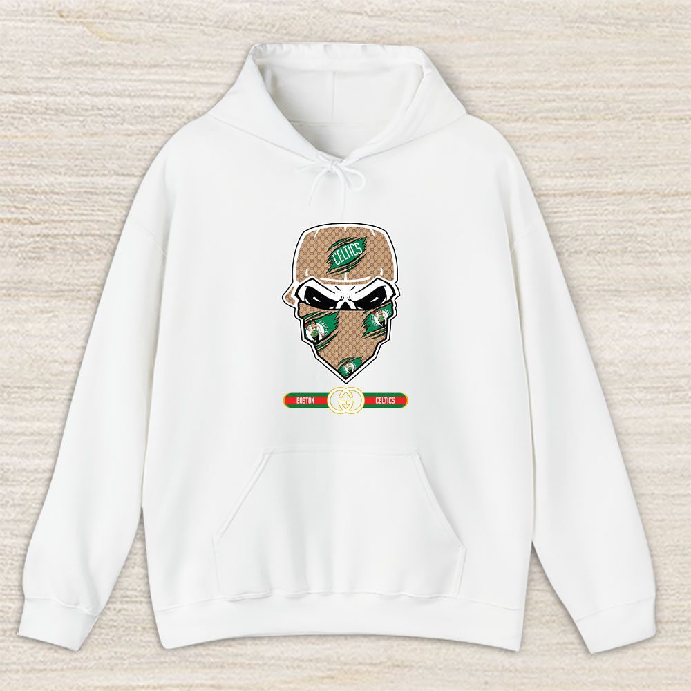 Gucci x NBA x Boston Celtics Skull Luxury Pullover Hoodie For Fan TBH1001