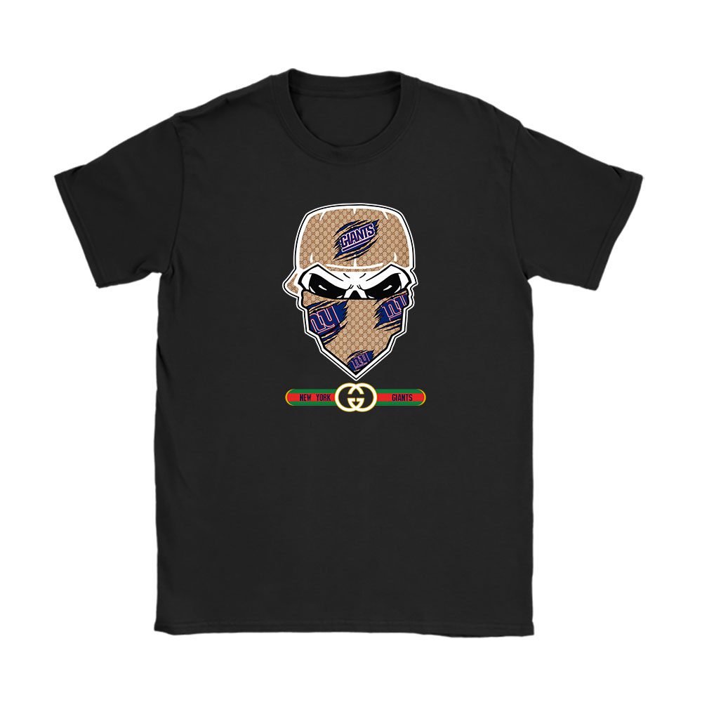 Gucci x NFLx New York Giants Skull Luxury Unisex T-Shirt For Fan TBT1036