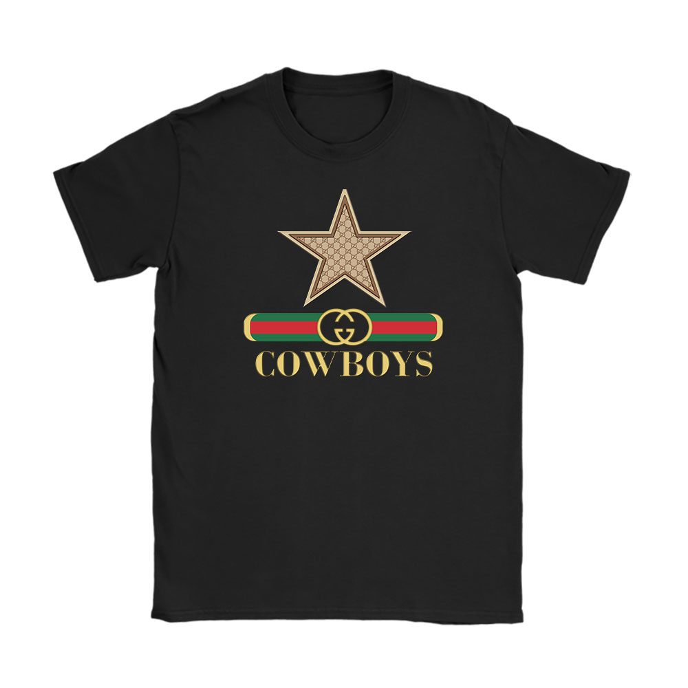 NFL Dallas Cowboys Gucci Luxury Special Gift Unisex T-Shirt For Fan TBT1028