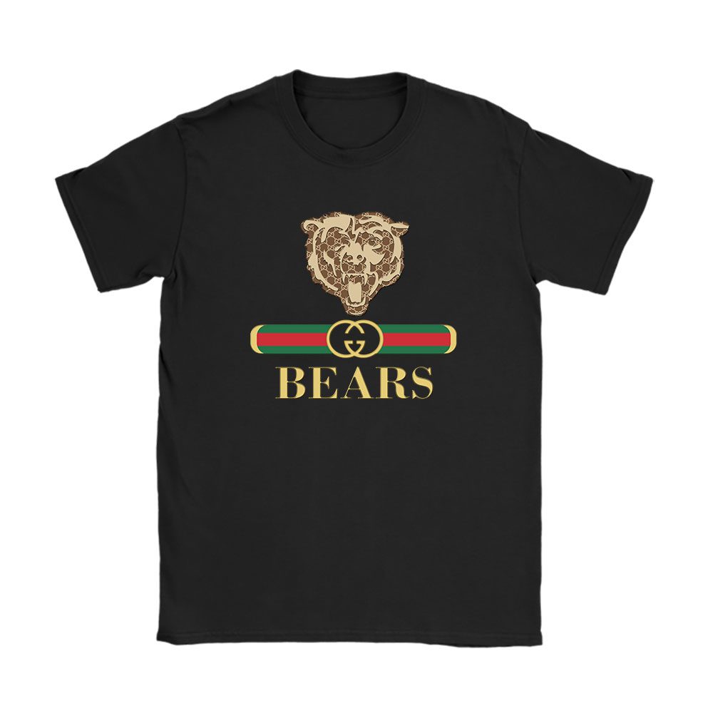 NFL Chicago Bears Gucci Luxury Special Gift Unisex T-Shirt For Fan TBT1022