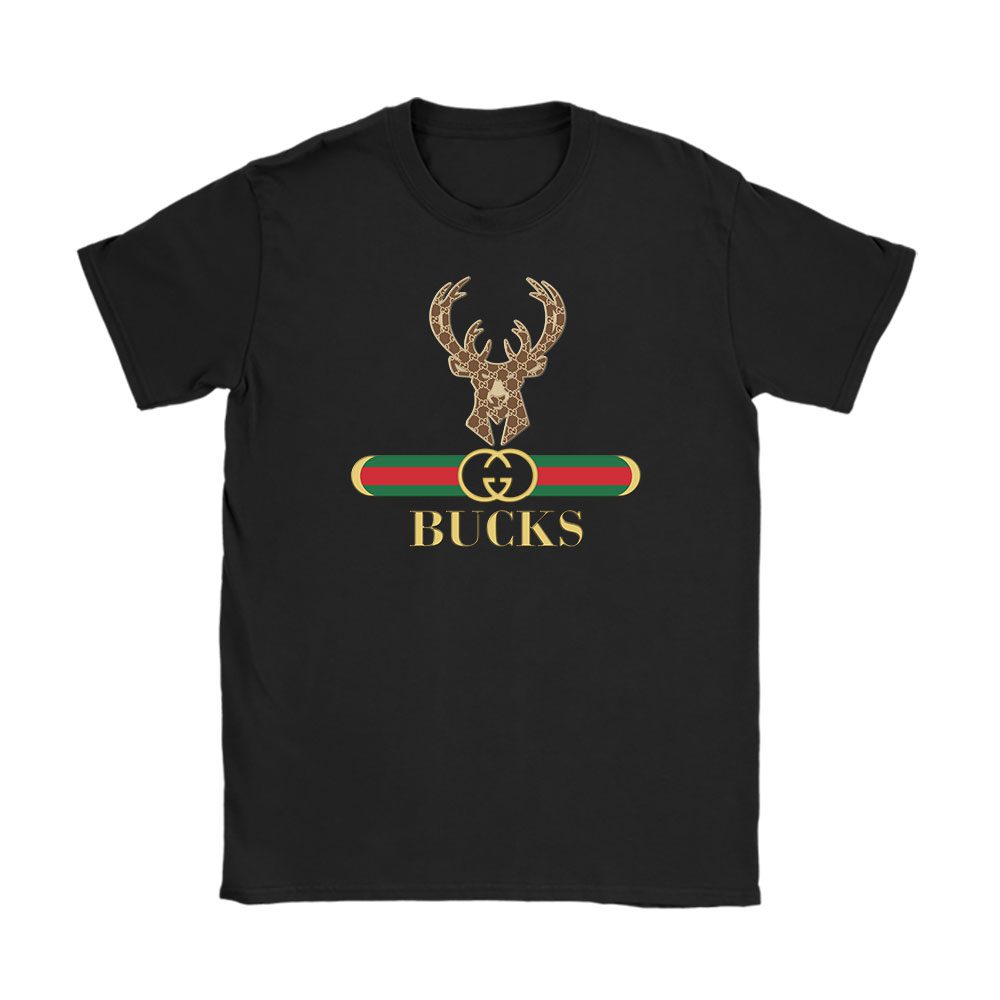 NBA Milwaukee Bucks Gucci Luxury Special Gift Unisex T-Shirt For Fan TBT1016
