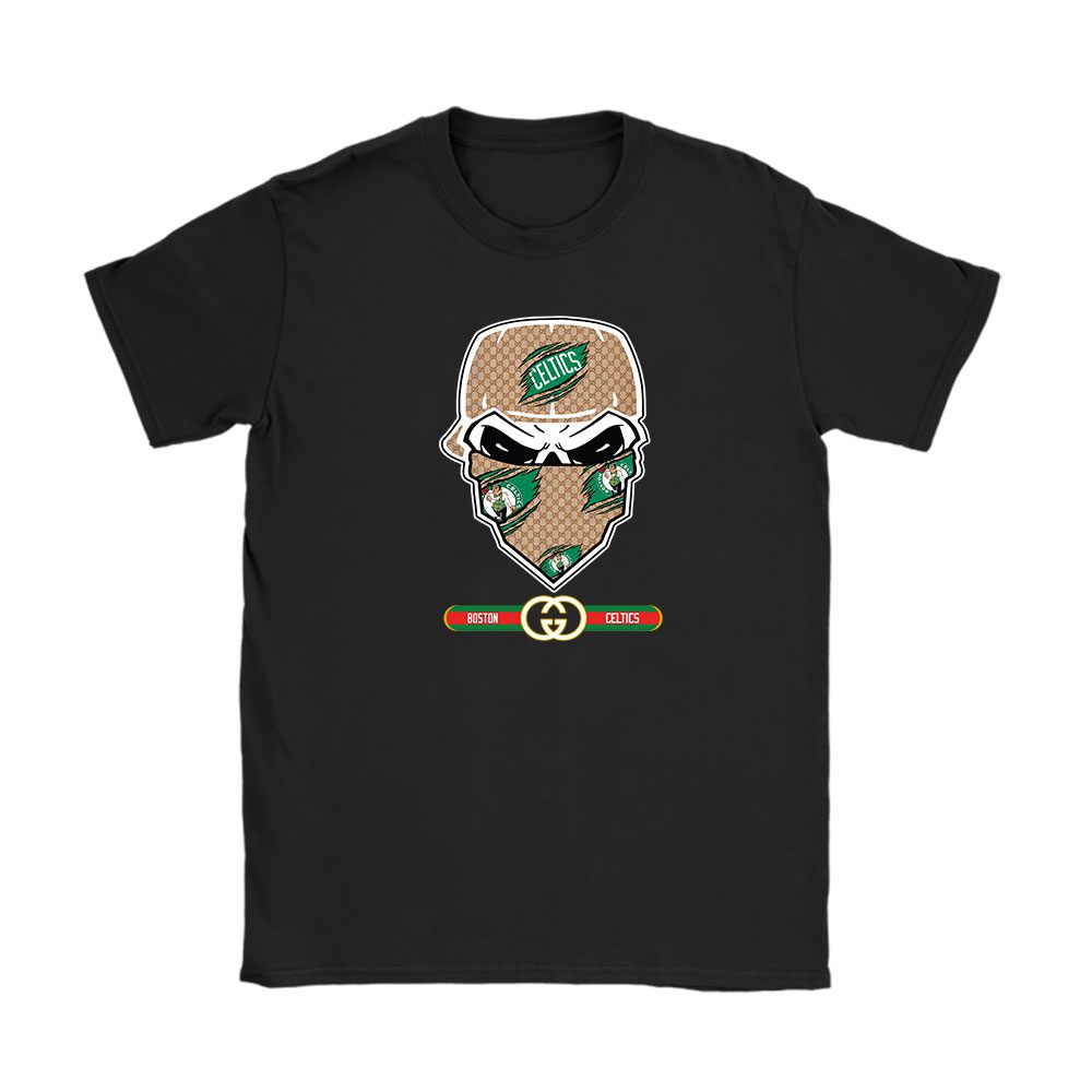 Gucci x NBA x Boston Celtics Skull Luxury Unisex T-Shirt For Fan TBT1001