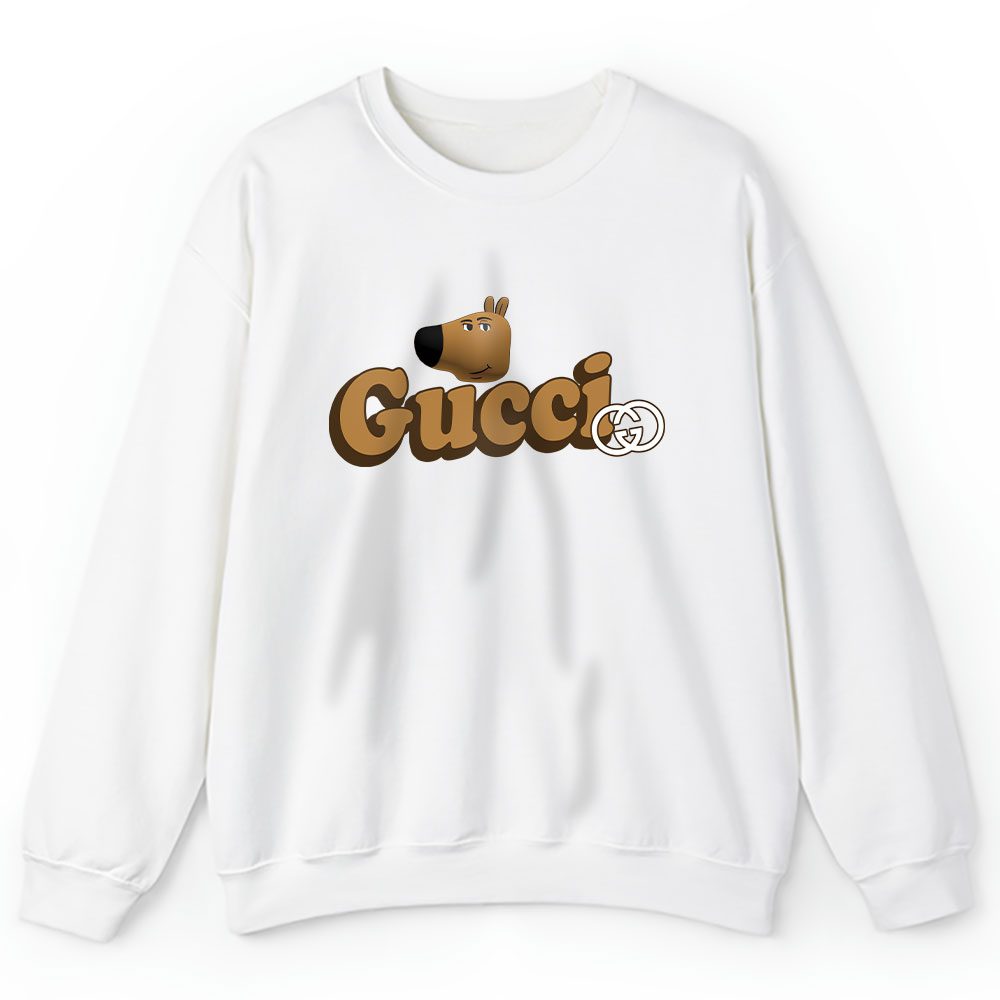 Chill Out Chill Guy Dog Meme Luxury Brand Gucci Unisex Sweatshirt BTN24329