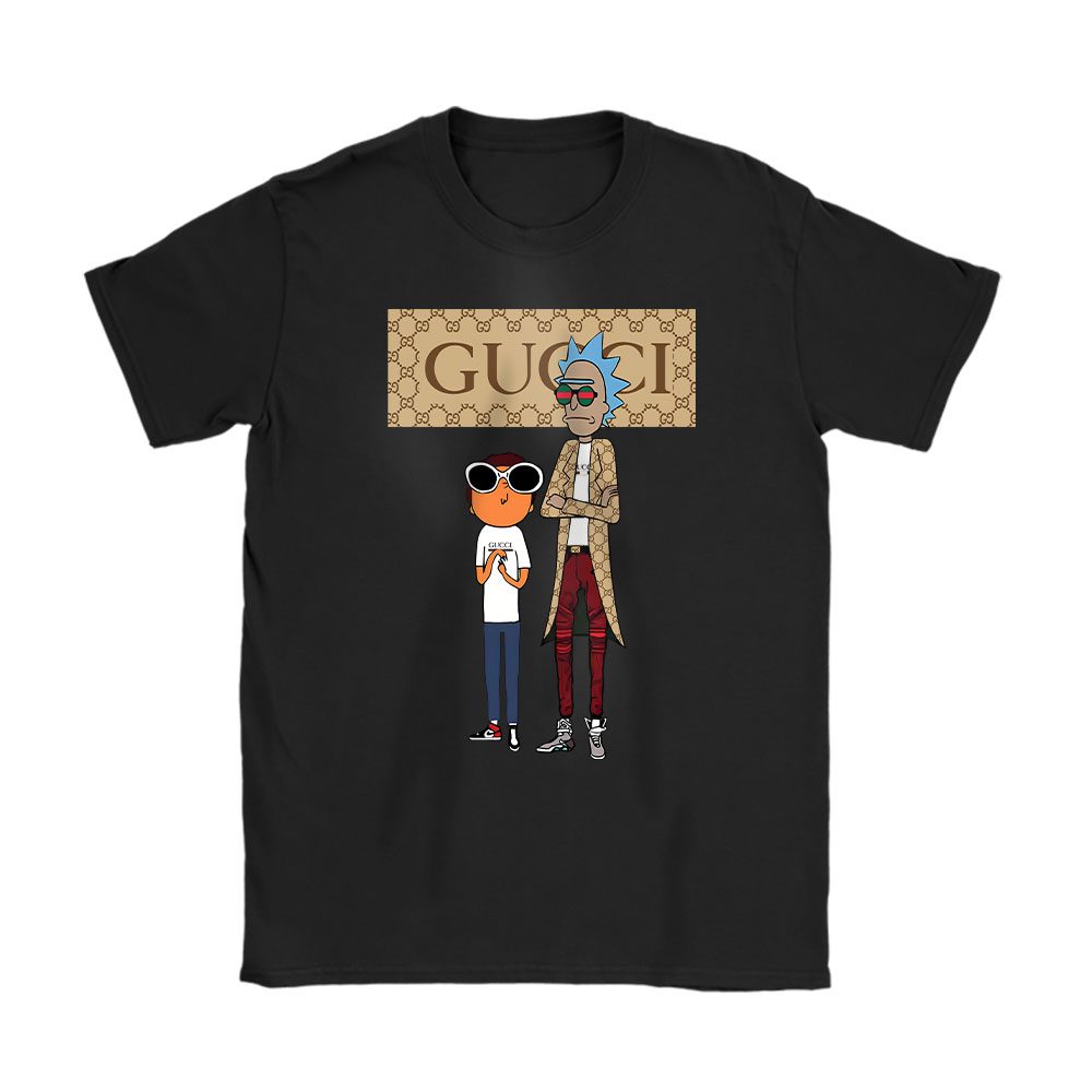 Rick And Morty Gucci Unisex T-Shirt Cotton Tee BN23348