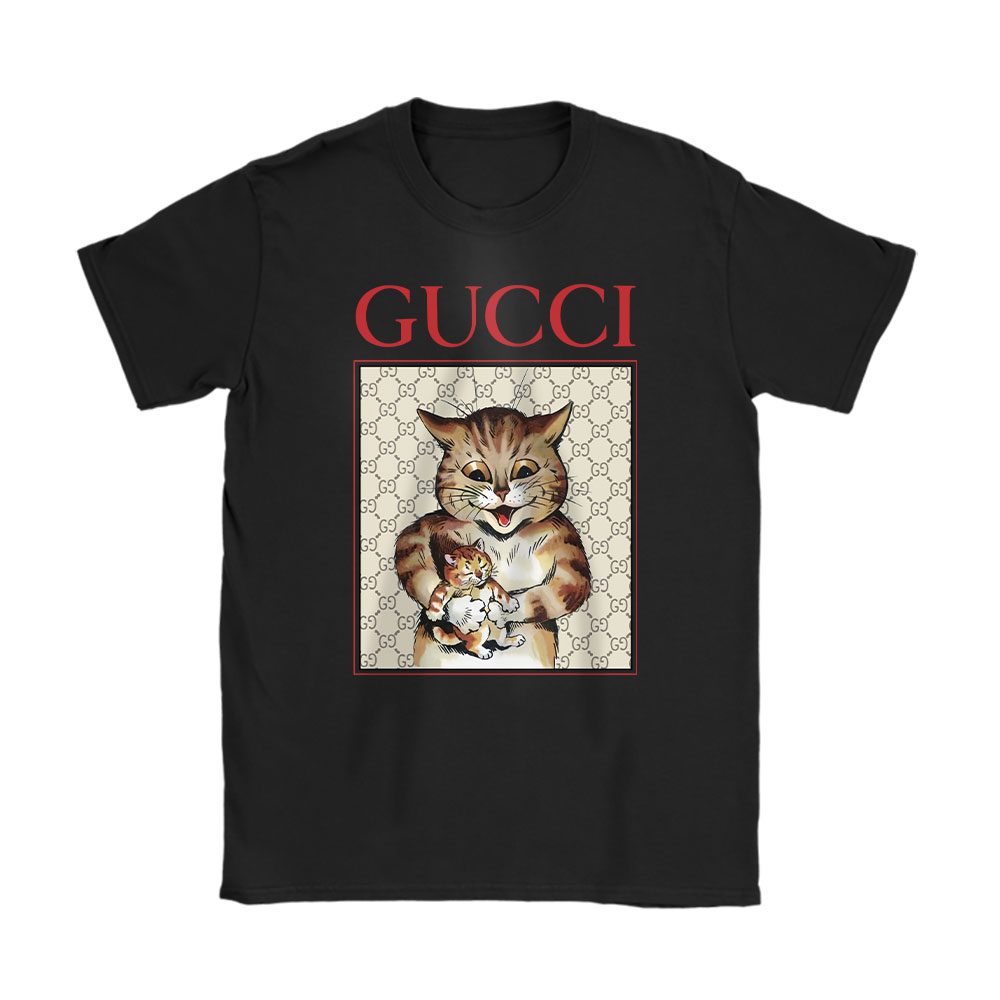 Cat Logo Gucci Unisex T-Shirt Cotton Tee BN23300