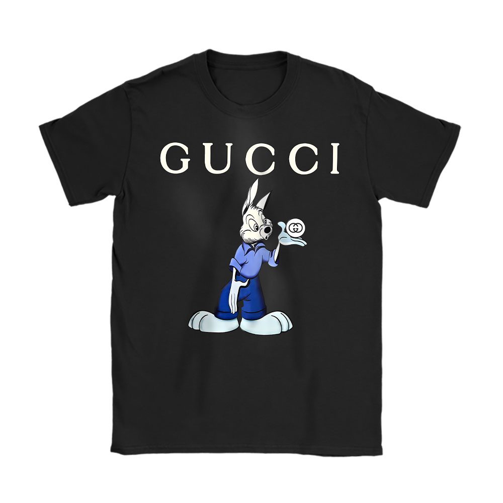 Gucci Rabbit Logo Gucci Unisex T-Shirt Cotton Tee BN23319