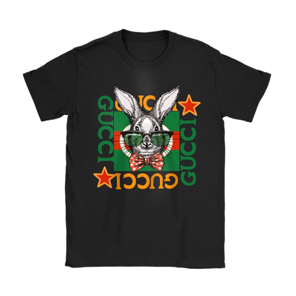 Gucci Rabbit Logo Gucci Unisex T-Shirt Cotton Tee BN23318
