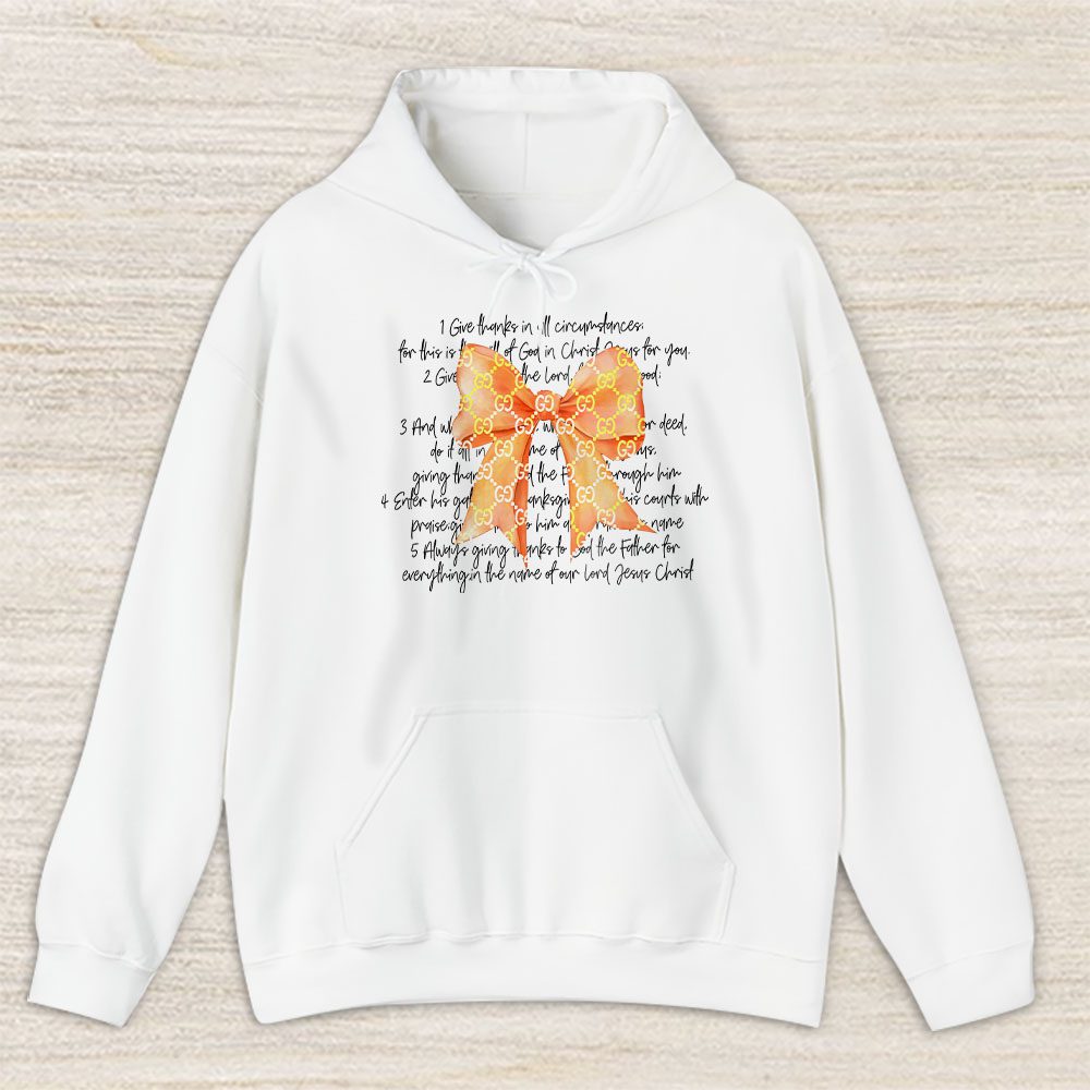 Thanksgiving Coquette Bow Fall Vibes Gucci Unisex Hoodie TAH18241