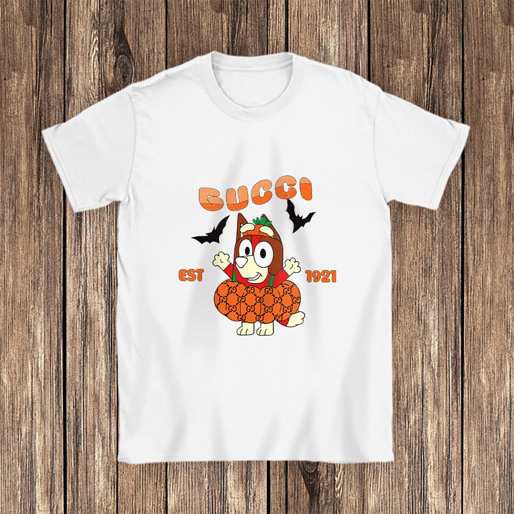 Blueyween Sweatshirt Hoodie For Bandit Heeler Halloween Gucci Unisex T-Shirt Cotton Tee BN17074