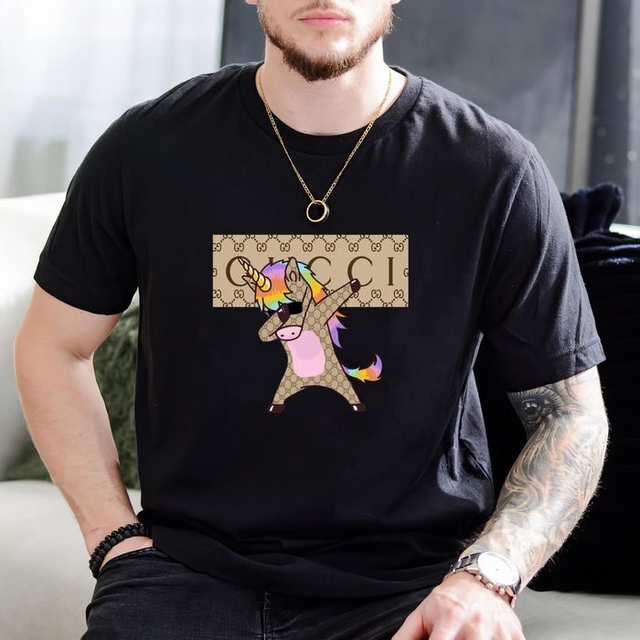Gucci Vintage Unisex T-Shirt Unicorn Dabbing