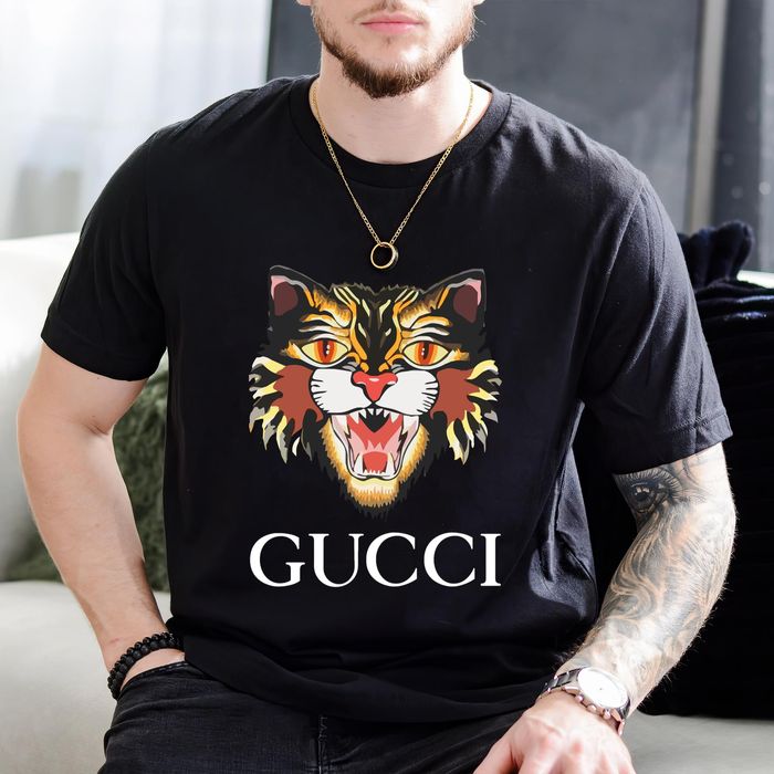 Gucci Vintage Angry Cat Classic Unisex T-Shirt