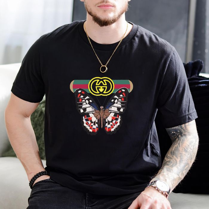 Gucci Vintage Unisex T-Shirt Butterfly