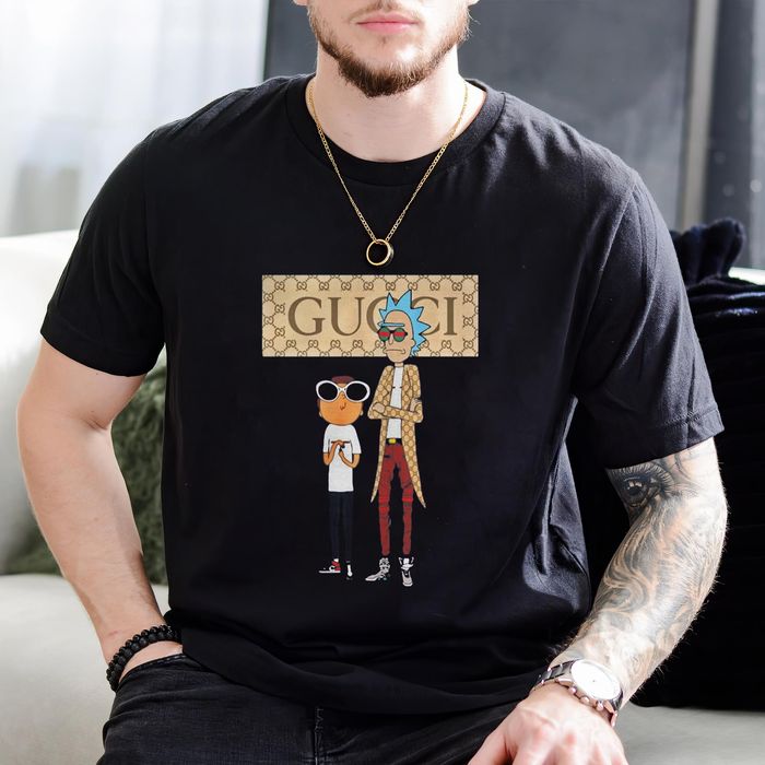 Gucci Vintage Unisex T-Shirt Rick And Morty