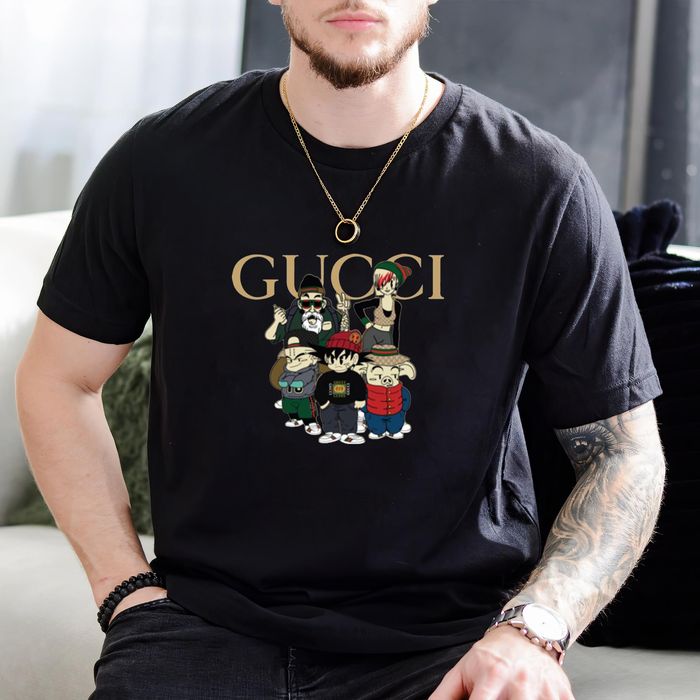 Gucci Vintage Unisex T-Shirt Dragon Ball Mashup