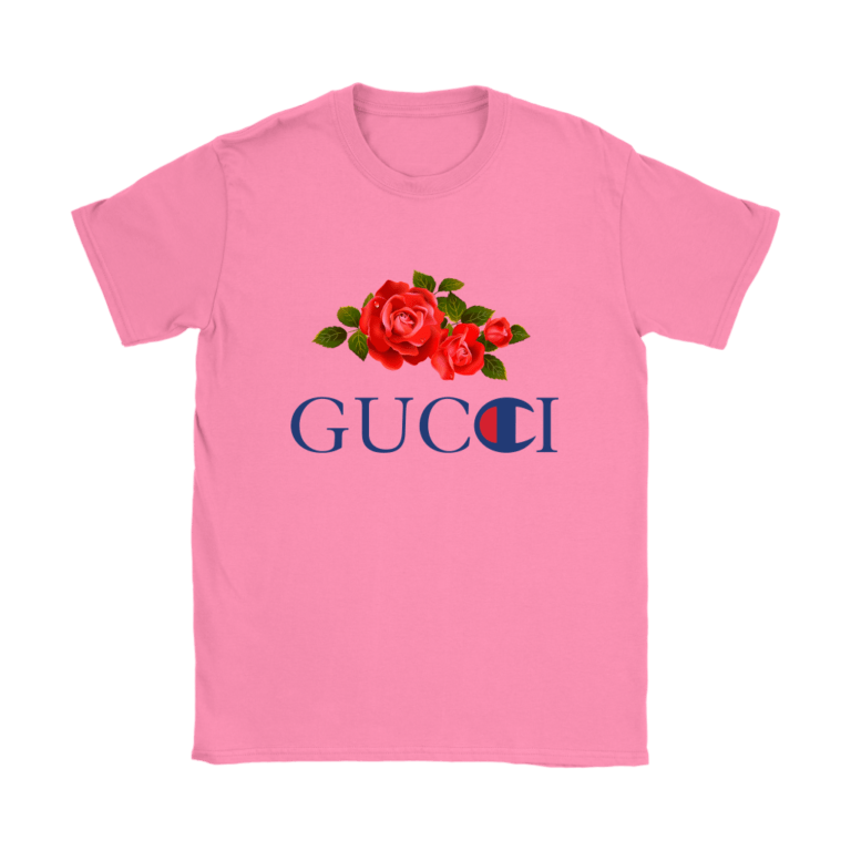 Gucci Champion Rose Unisex T-Shirt Kid Tshirt LTS262