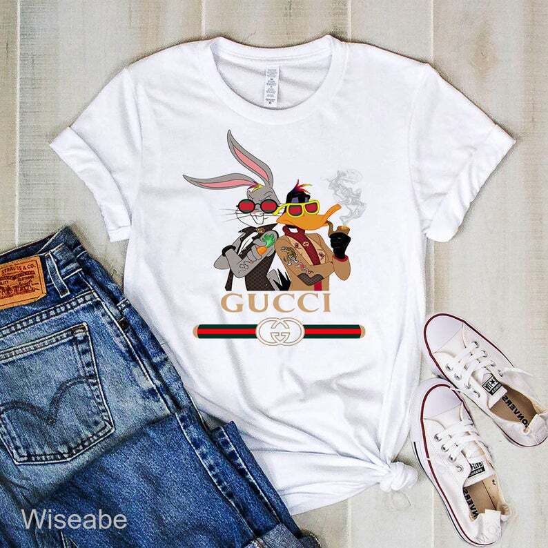 Gucci Rabbit and Donald unisex Unisex T-Shirt WTS463