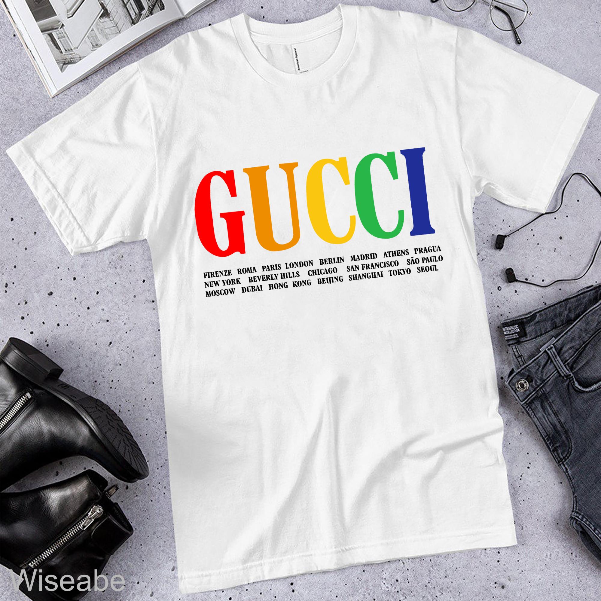 Gucci And Facemous CIty In The World Unisex T-Shirt Gucci Shirt WTS456