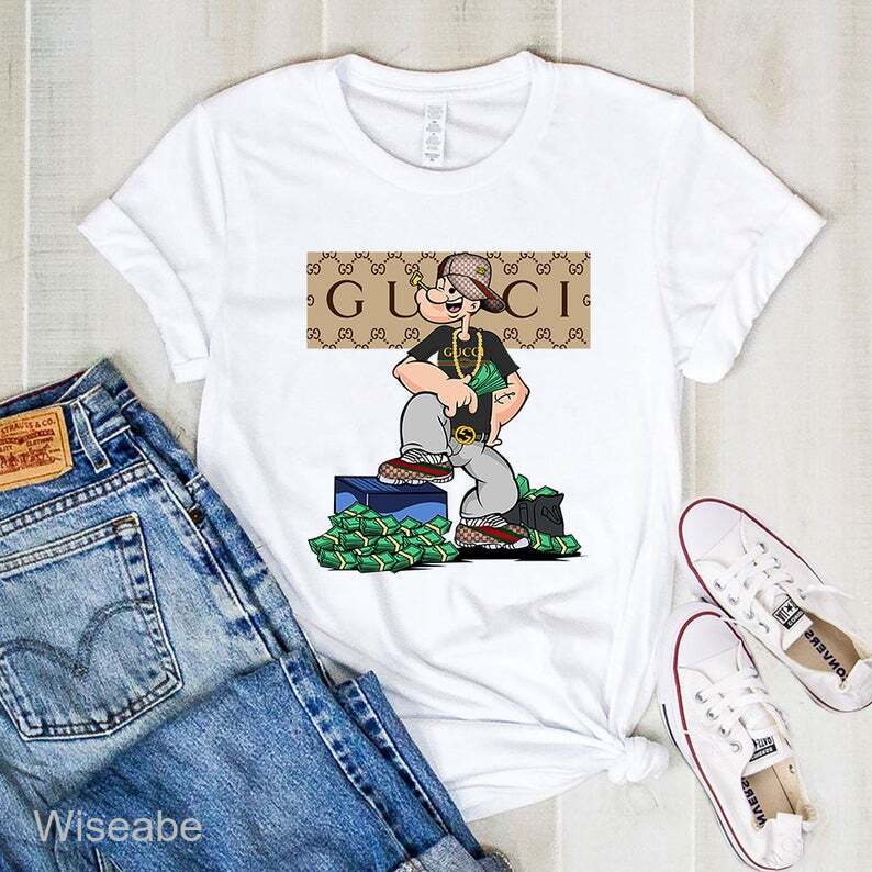 Popeye Gucci Unisex T-Shirt Gucci Shirt WTS464