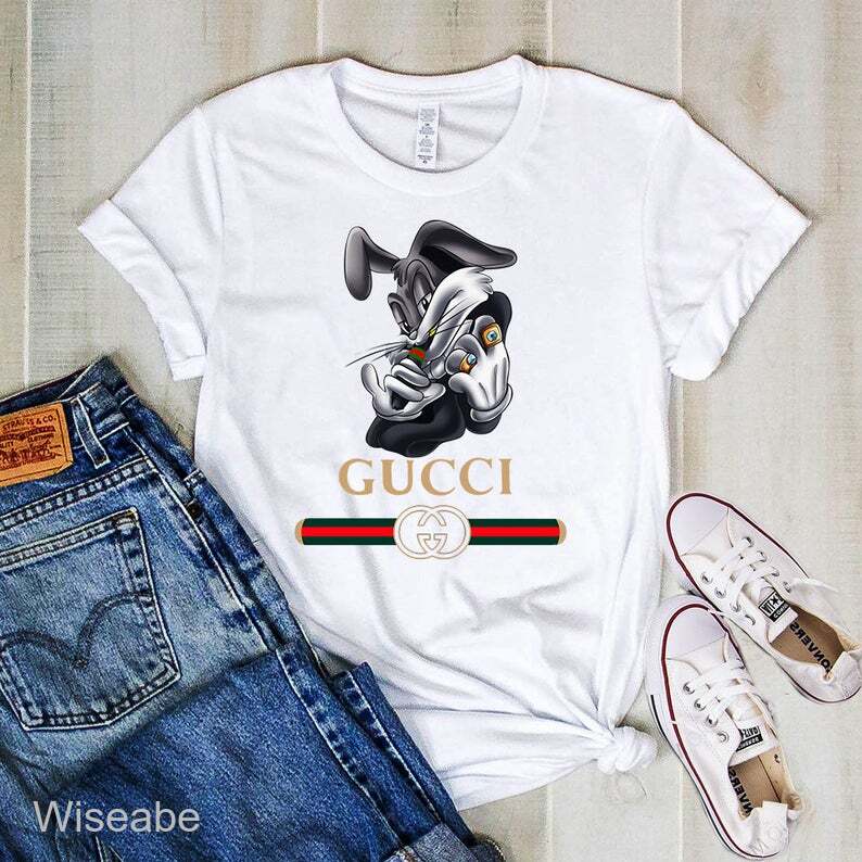 Gangsta Bugs Bunny Gucci Unisex T-Shirt Gucci SHirt WTS460