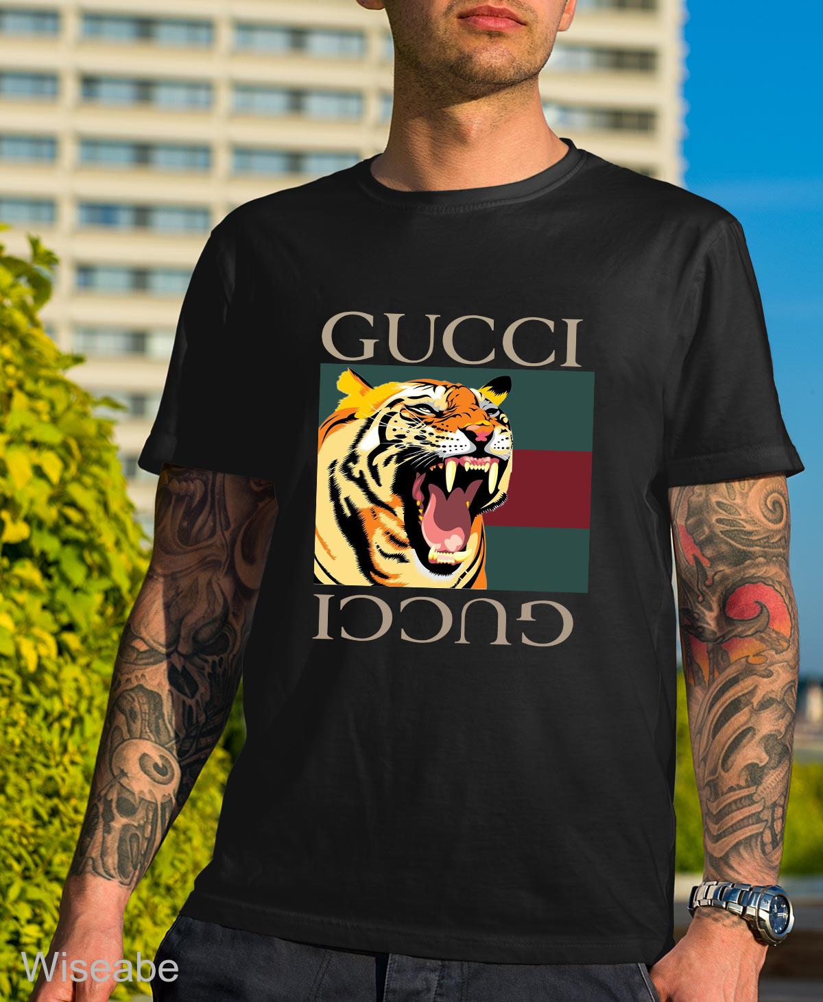 Gucci Tiger Unisex T-Shirt Gucci Logo Unisex T-Shirt WTS444
