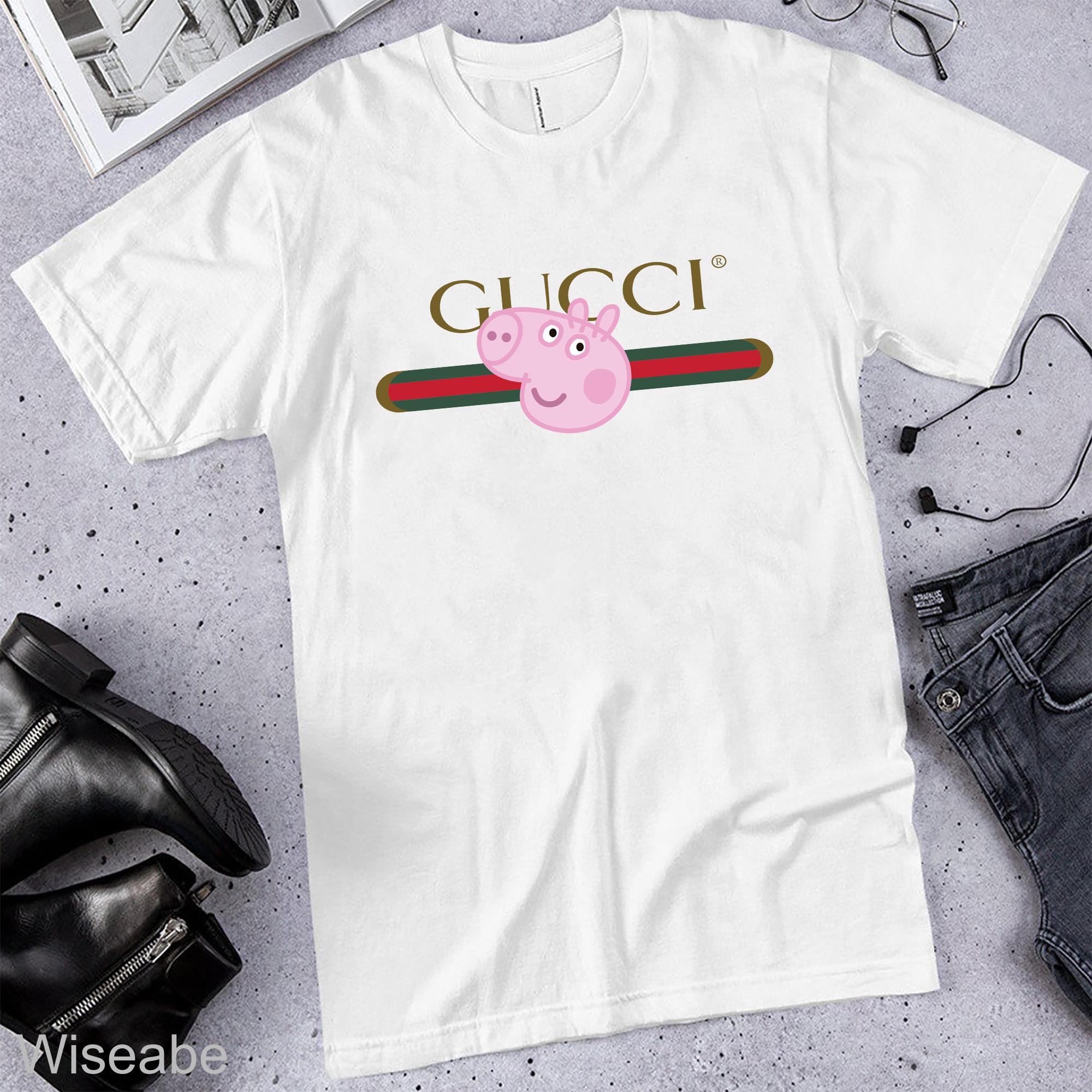 Peppa Pig Gucci Logo Unisex T-Shirt WTS440