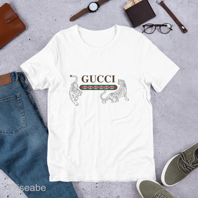 Tiger Gucci Logo Unisex T-Shirt WTS404