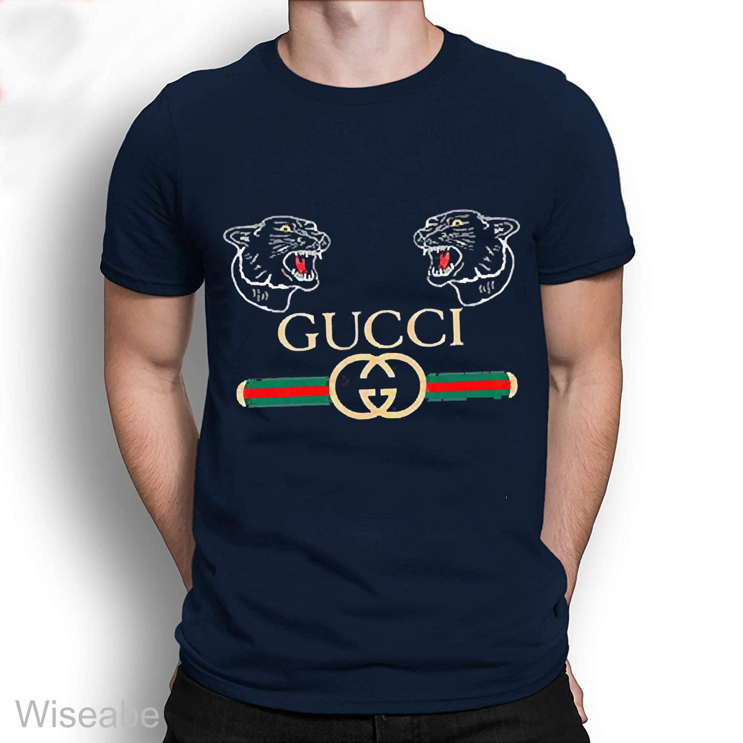 Double Tiger Gucci Shirt Gucci Logo Unisex T-Shirt WTS418