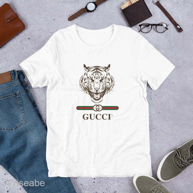 White Tiger Gucci Classic Unisex T-Shirt Gucci Shirt WTS397