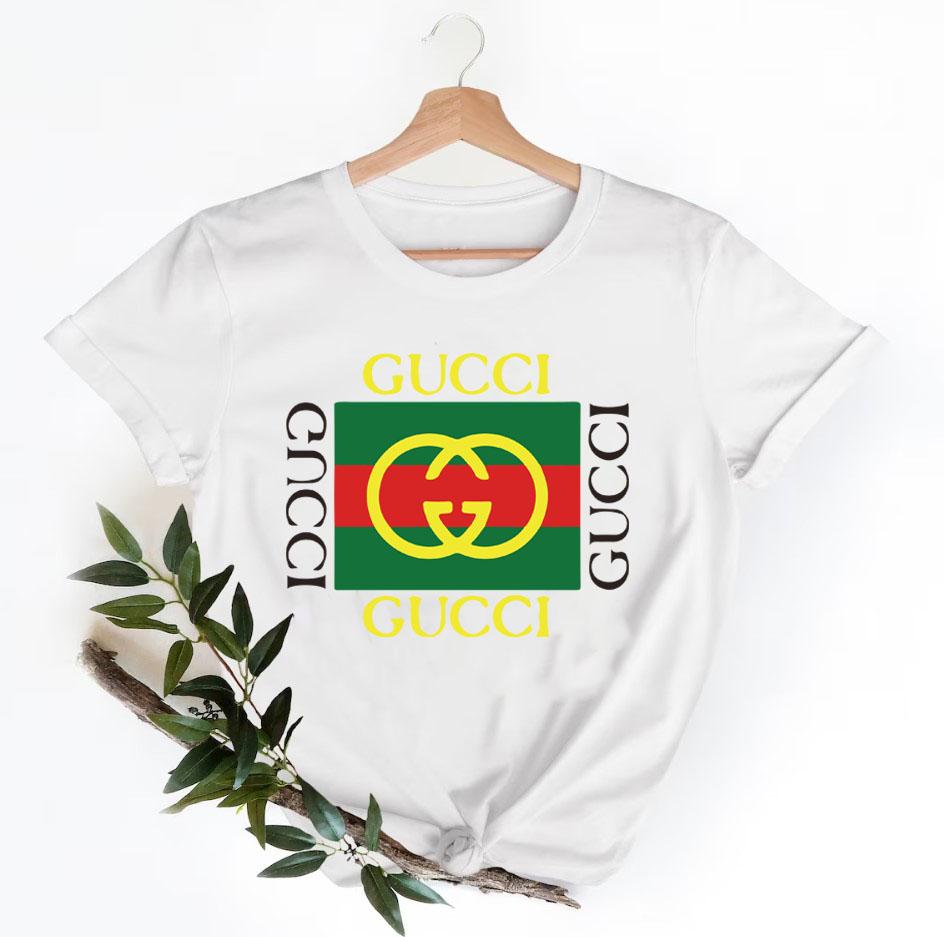 Gucci Shirt, Gucci Logo T-Shirt, Unisex Fashion Gucci Shirt, Gucci Tee, Gucci Luxury Tshirt LTS119