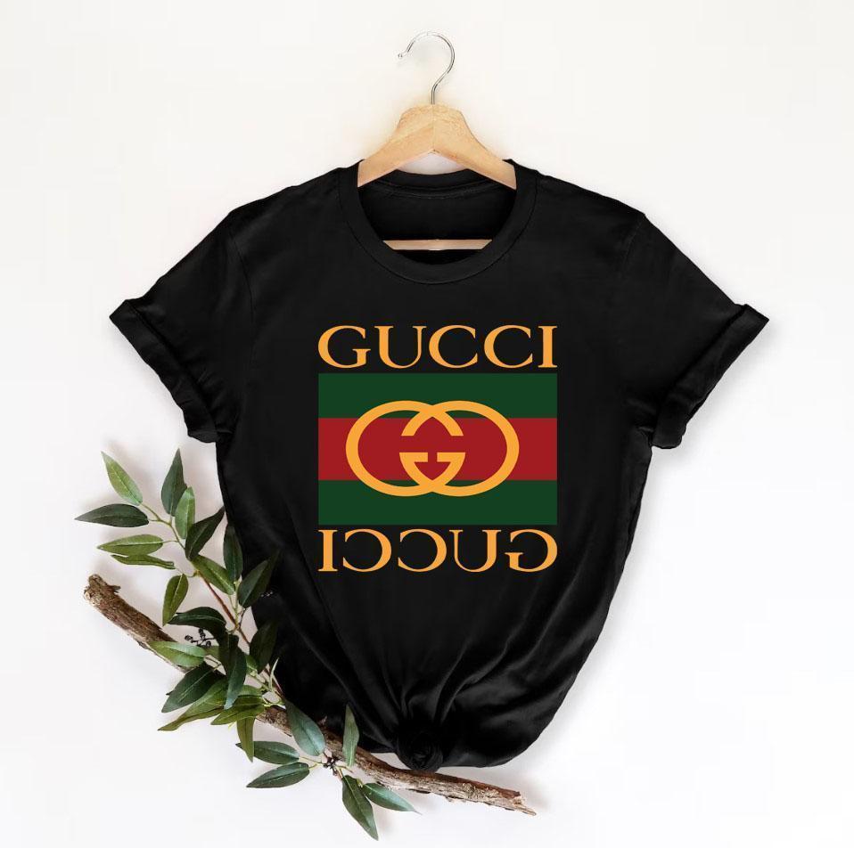 Gucci Shirt, Gucci Logo T-Shirt, Unisex Fashion Gucci Shirt, Gucci Tee, Gucci Luxury Tshirt LTS107
