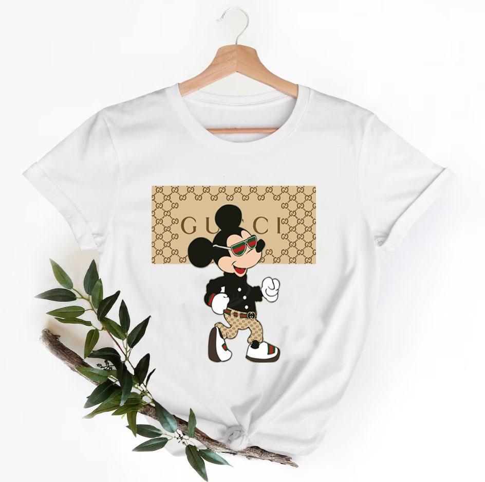 Mickey Mouse Gucci Shirt, Gucci Logo T-Shirt, Unisex Fashion Gucci Shirt, Gucci Tee, Gucci Luxury Tshirt LTS106