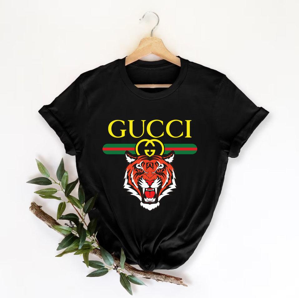Gucci Shirt, Gucci Logo T-Shirt, Unisex Fashion Gucci Shirt, Gucci Tee, Gucci Luxury Tshirt LTS111