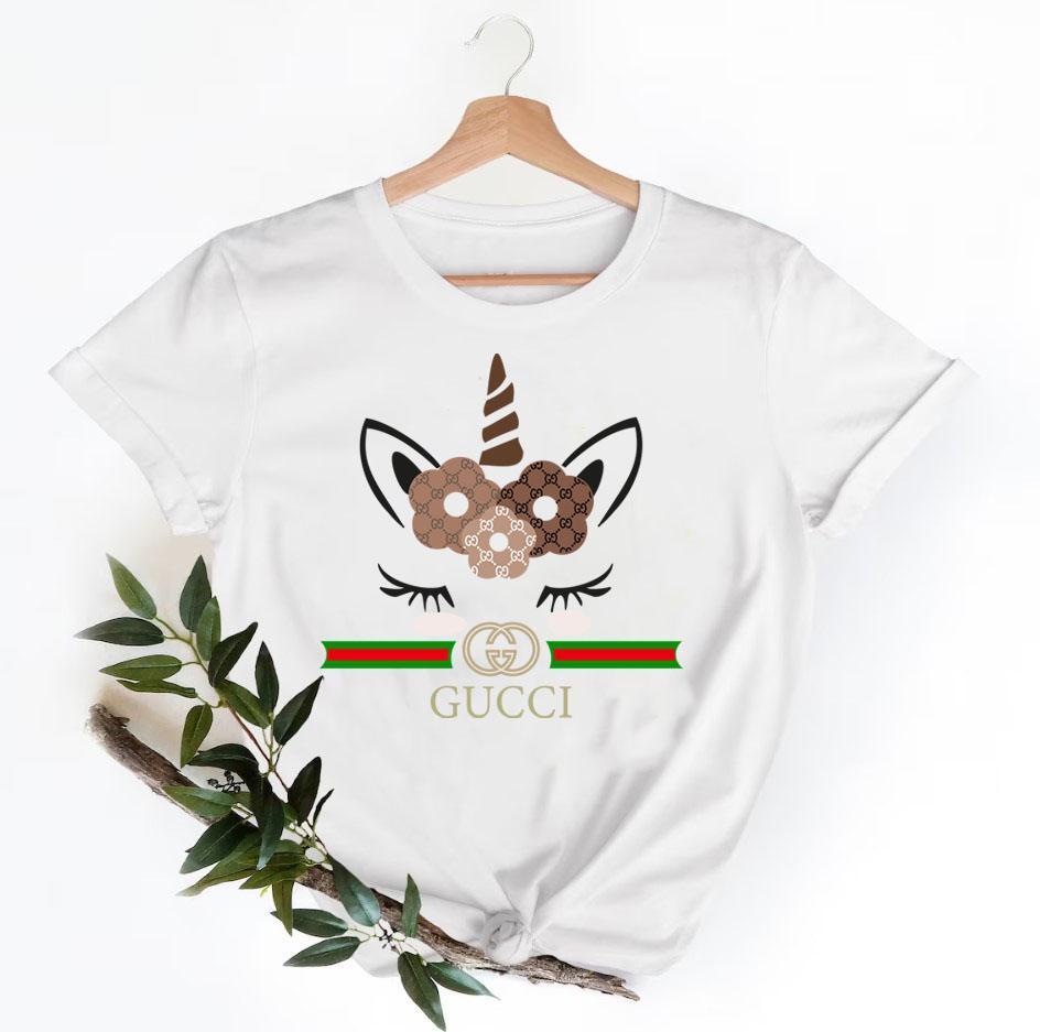 Unicorn Gucci Shirt, Gucci Logo T-Shirt, Unisex Fashion Gucci Shirt, Gucci Tee, Gucci Luxury Tshirt LTS053