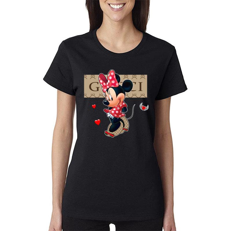 Couple Gucci Minnie Ladies Women Lady T-Shirt