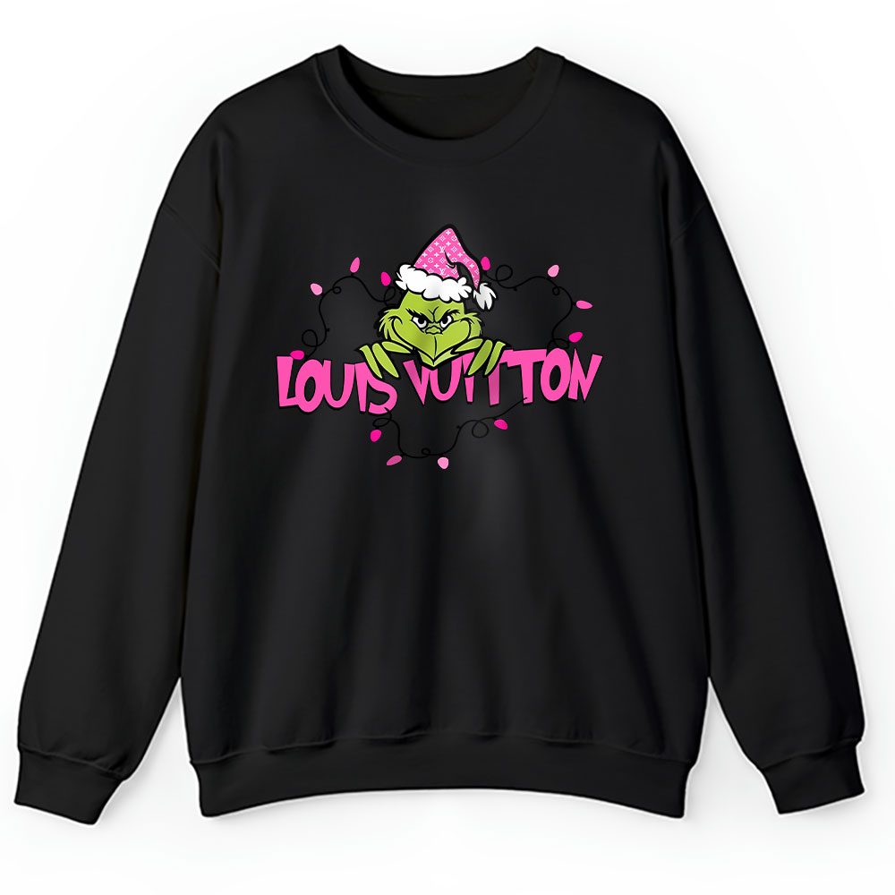 Merry Christmas Grinch Grinchmas Family Holiday Vacation Louis Vuitton Unisex Sweatshirt BTN19639