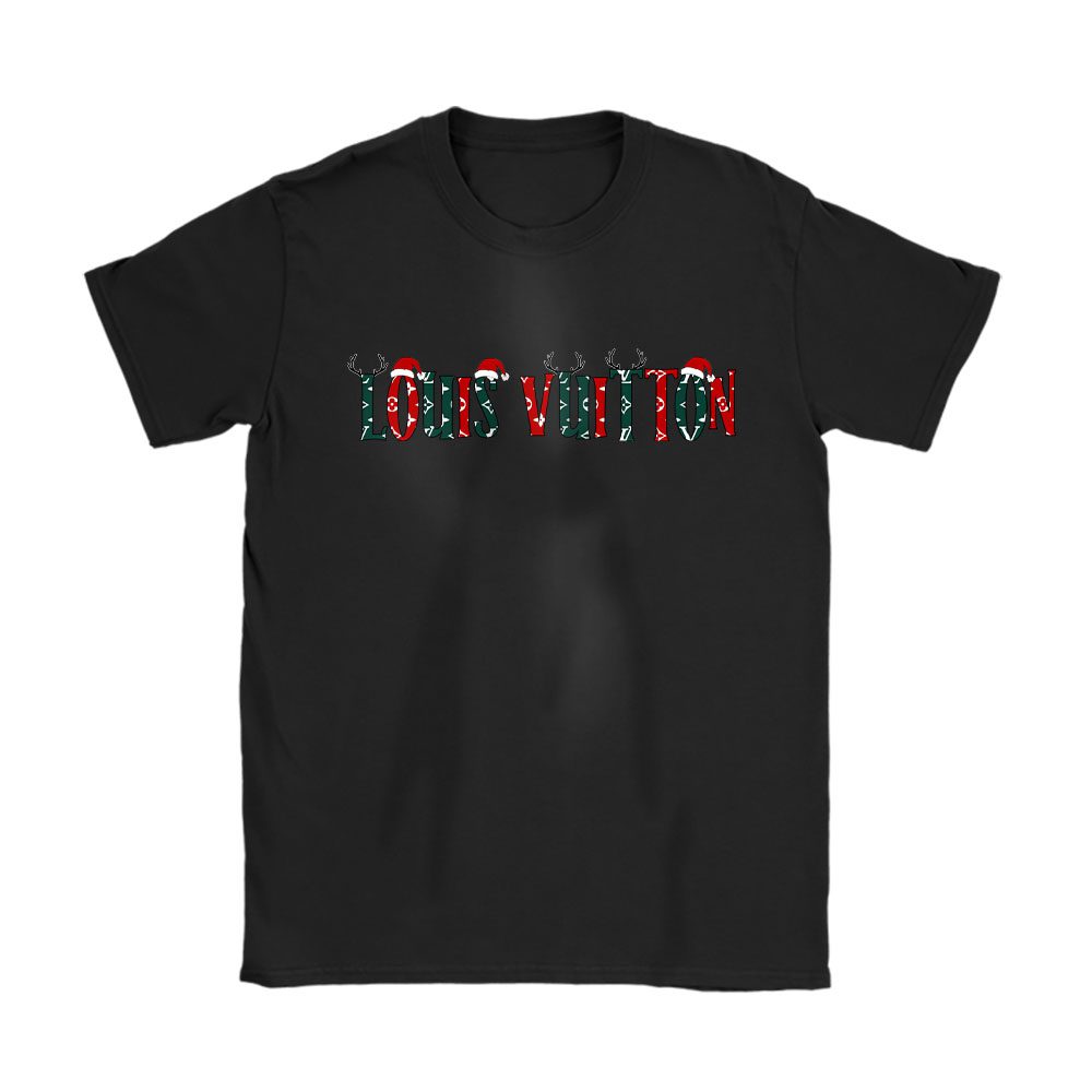 Christmas Luxury Brand Louis Vuitton Unisex T-Shirt Cotton Tee BN19599