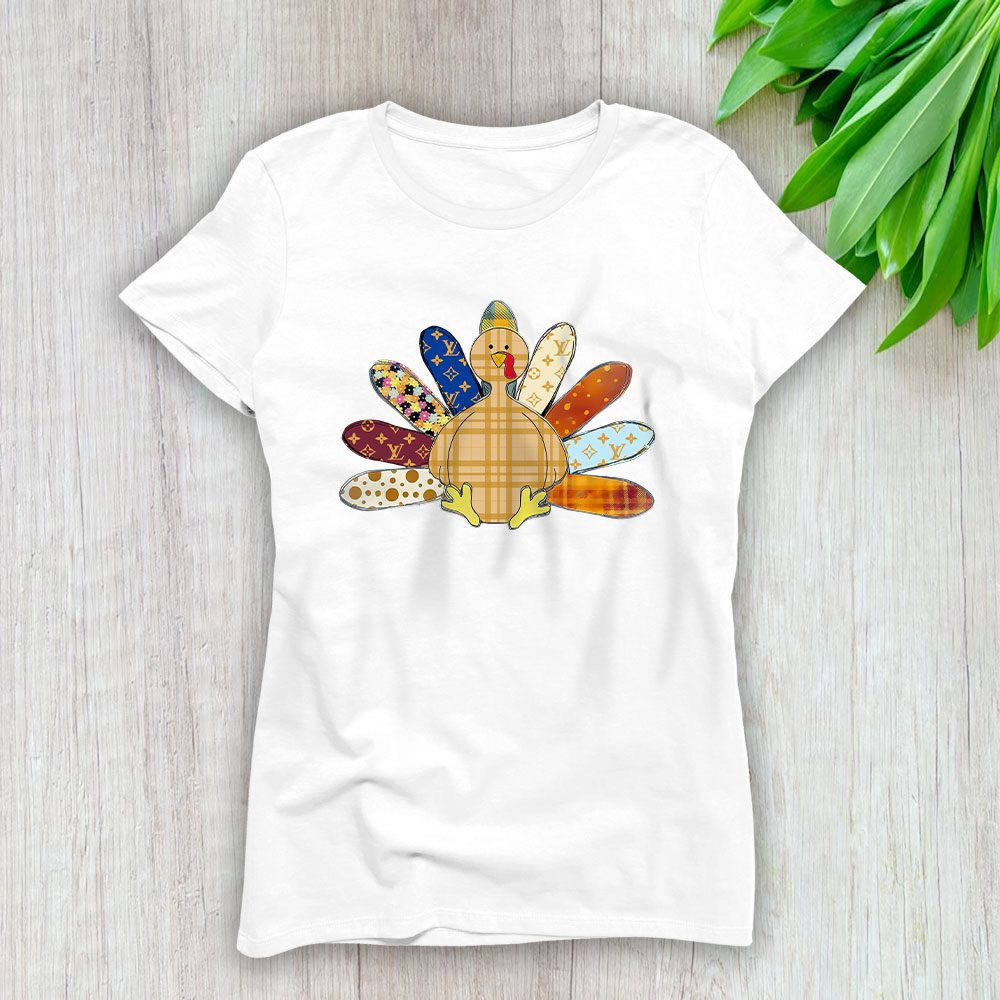 Thanksgiving Turkey Louis Vuitton Lady T-Shirt Women BTN19400