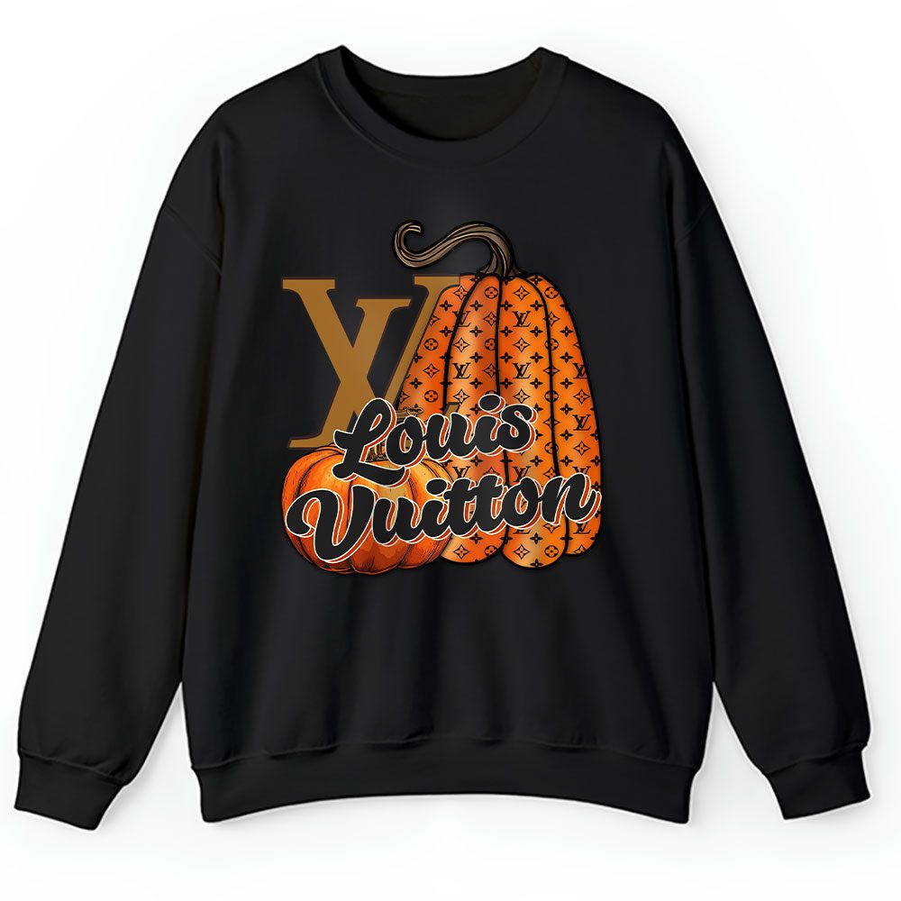Retro Fall Bundle Pumpkin Thanksgiving Louis Vuitton Unisex Sweatshirt BTN18222