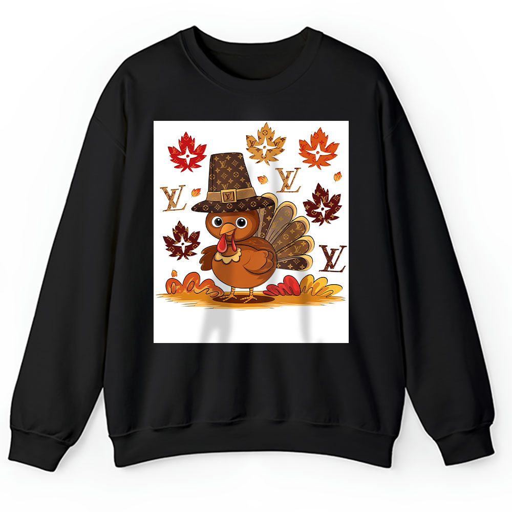 Thanksgiving Turkey Autumn Fall Louis Vuitton Unisex Sweatshirt BTN18259