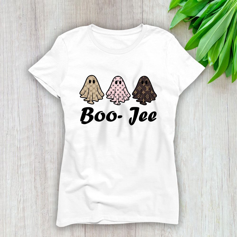 Boojee Halloween Gucci Chanel Louis Vuitton Lady T-Shirt Women BTN17719