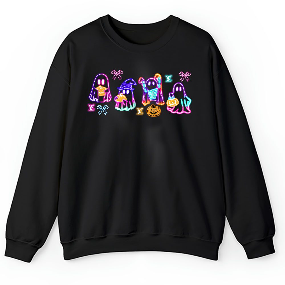 Ghost Neon Color Halloween Louis Vuitton Unisex Sweatshirt BTN17739