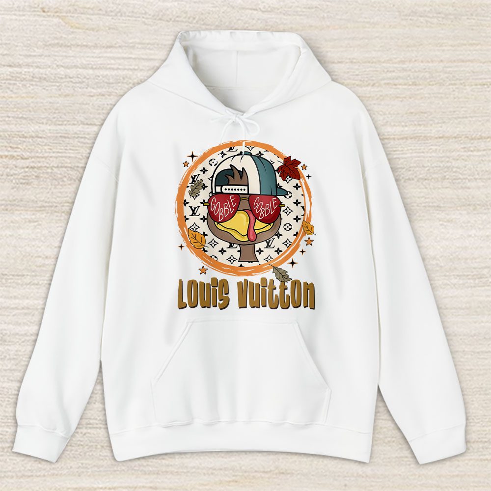 Gobble Turkey Boy Trendy Thanksgiving Louis Vuitton Unisex Hoodie TAH17740