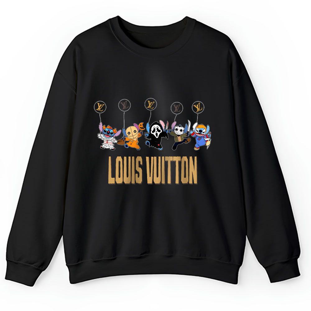 Disney Stitch Hapyy Halloween Louis Vuitton Unisex Sweatshirt BTN17082