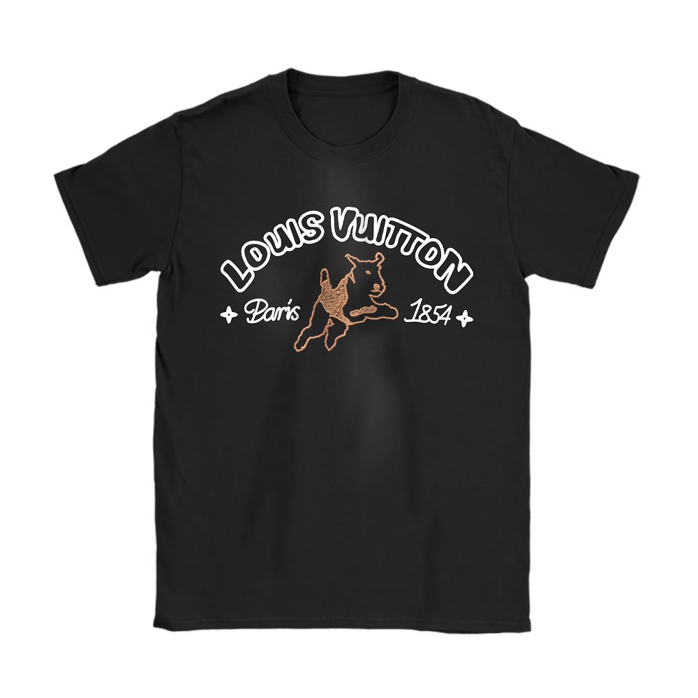 Printed Cotton Louis Vuitton Unisex T-Shirt Cotton Tee BN17057