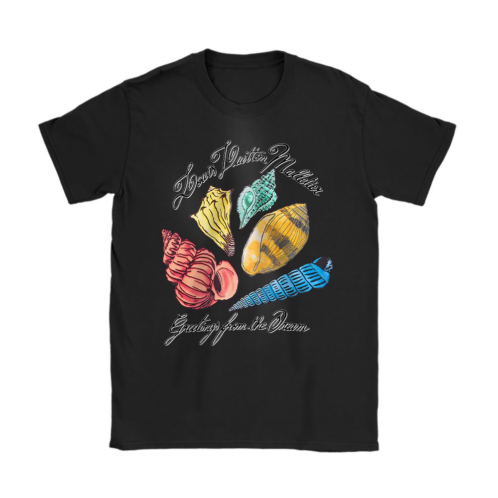 Printed Cotton Louis Vuitton Unisex T-Shirt Cotton Tee BN17056