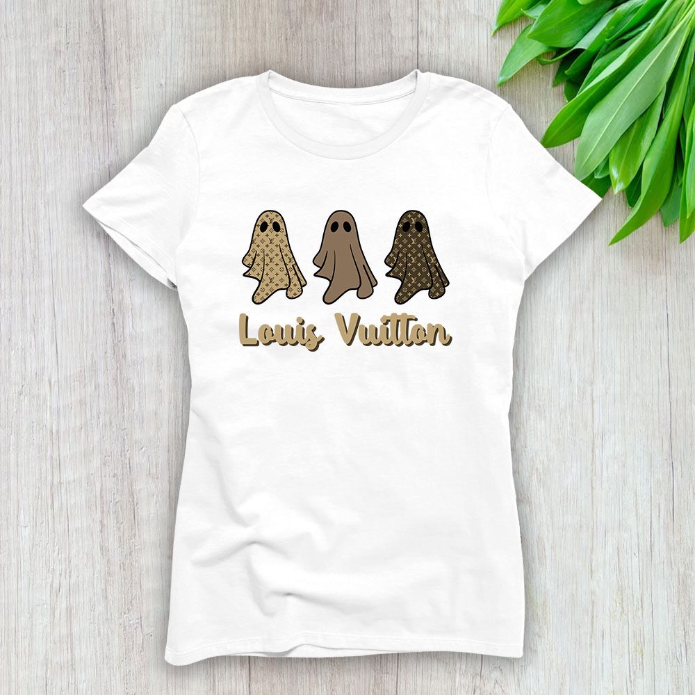 Cute Ghost Boujee Boojee Spooky Halloween Louis Vuitton Lady T-Shirt Women BTN14653