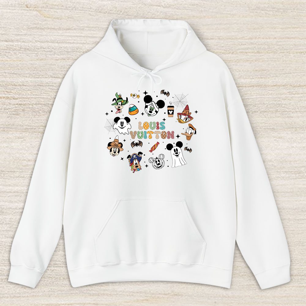 Mickey Minnie Spooky Vibes Halloween Louis Vuitton Unisex Hoodie TAH14671