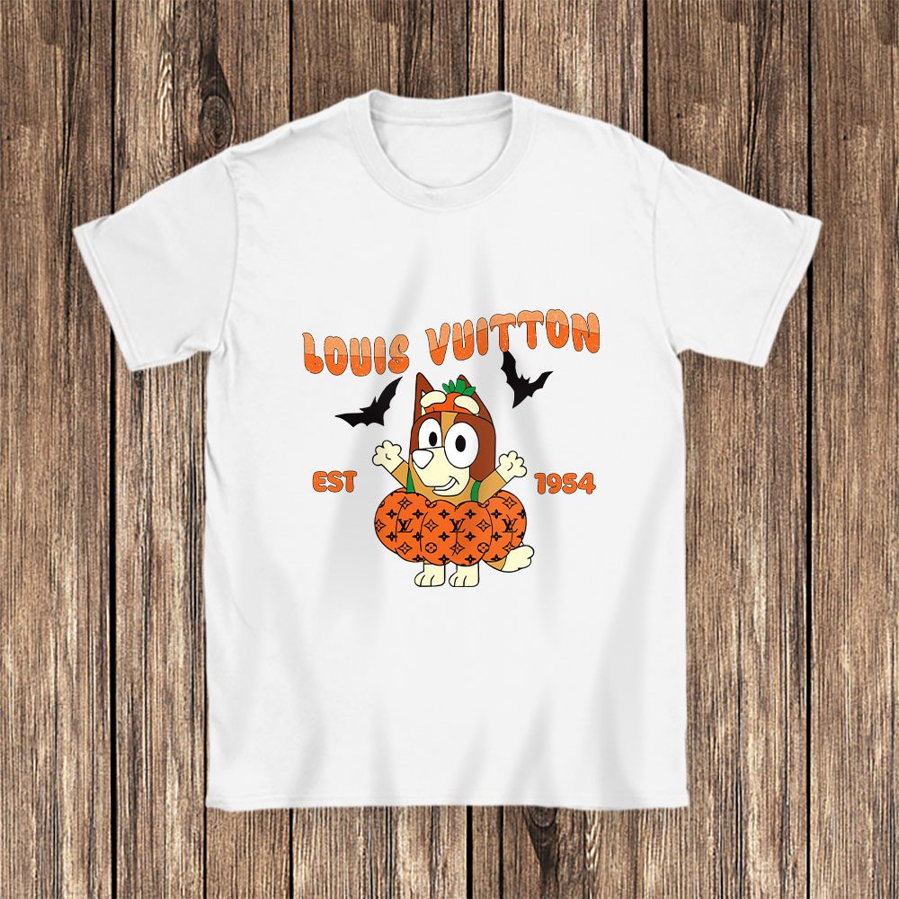Blueyween Sweatshirt T Shirt Hoodie For Bandit Heeler Halloween Louis Vuitton Unisex T-Shirt Cotton Tee BN15105