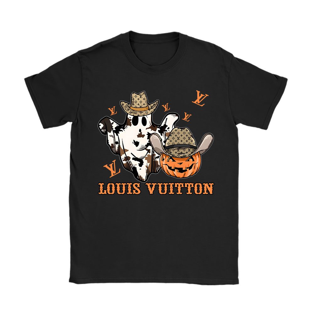 Spooky Ghost Louis Vuitton Unisex T-Shirt Cotton Tee BN14596