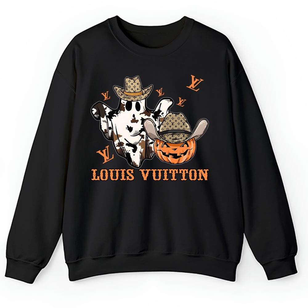 Spooky Ghost Louis Vuitton Unisex Sweatshirt BTN14596